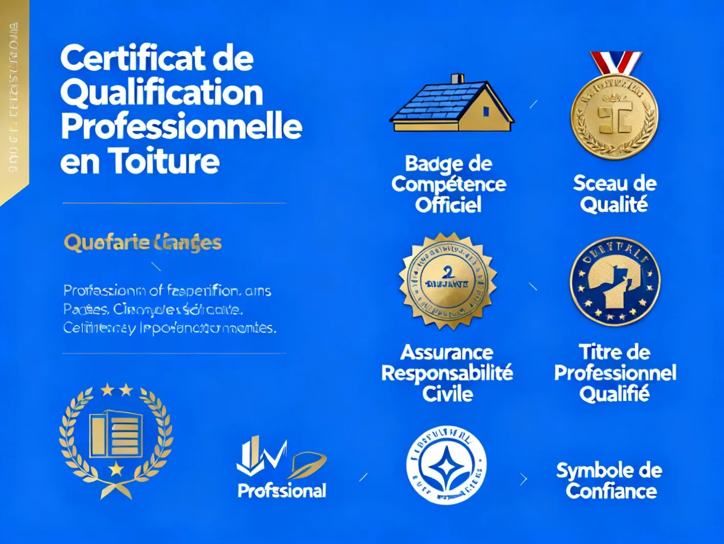 Certifications et qualifications couvreur