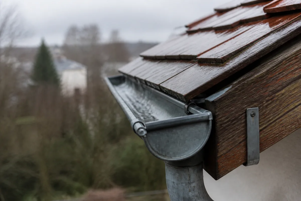Évacuation des eaux pluviales d'une maison individuelle