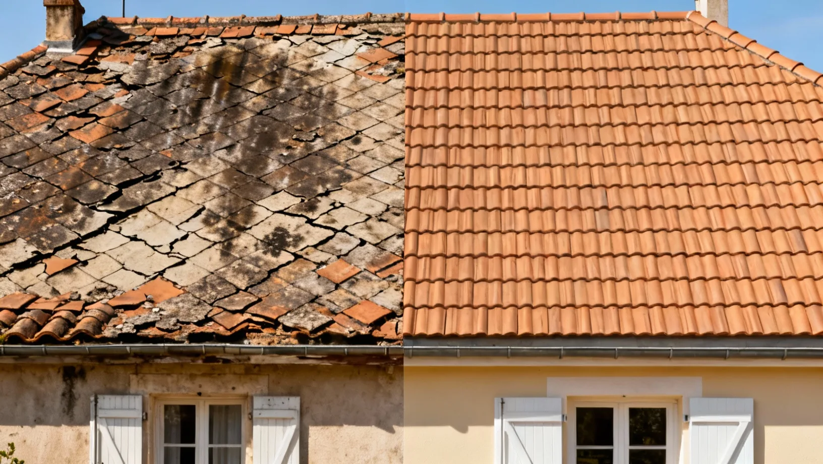 Rénovation complète de toiture - Avant travaux