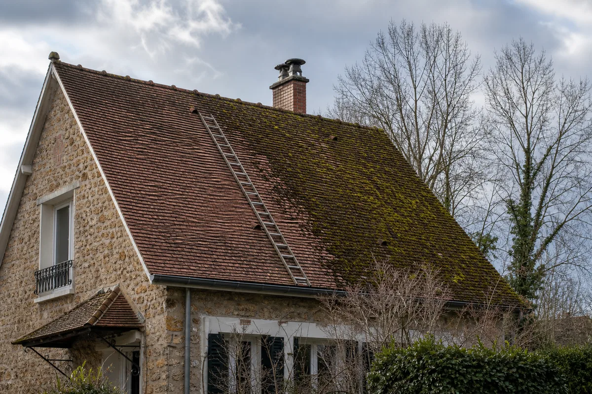 Nettoyage de toiture et démoussage dans les Yvelines (78)