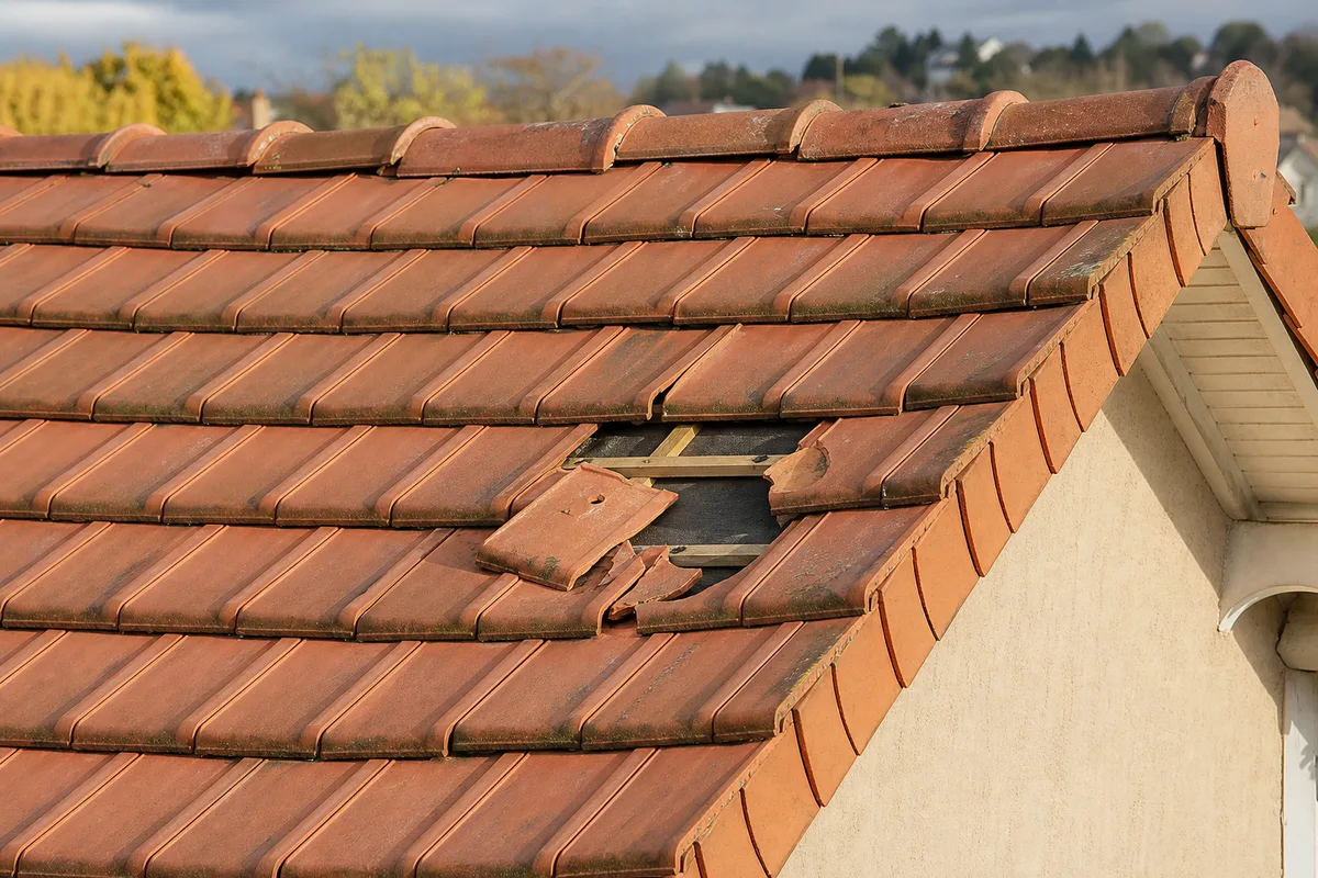 Remplacement de tuiles cassées : couvreur Yvelines et 92